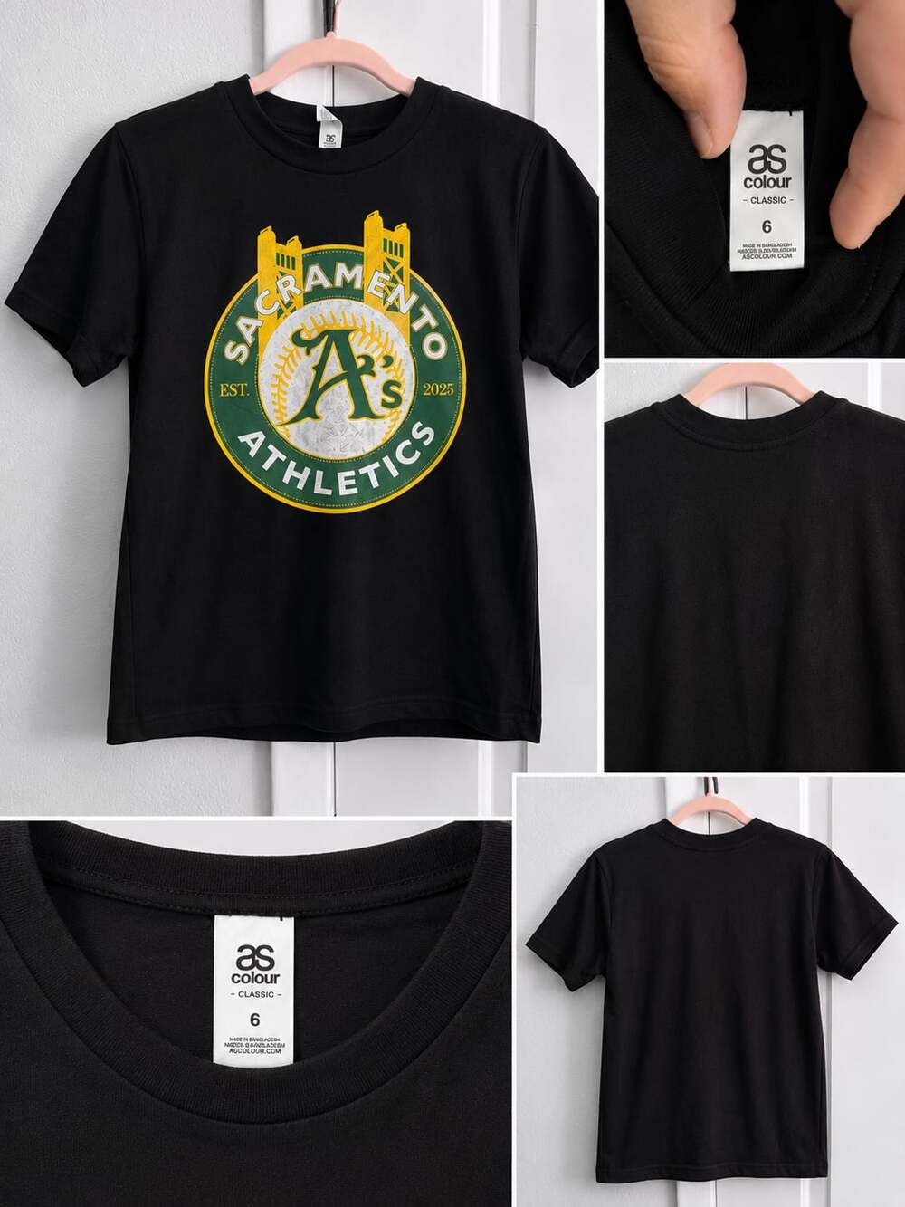Youth AS Colour Classic Sacramento Athletics Graphic T-Shirt